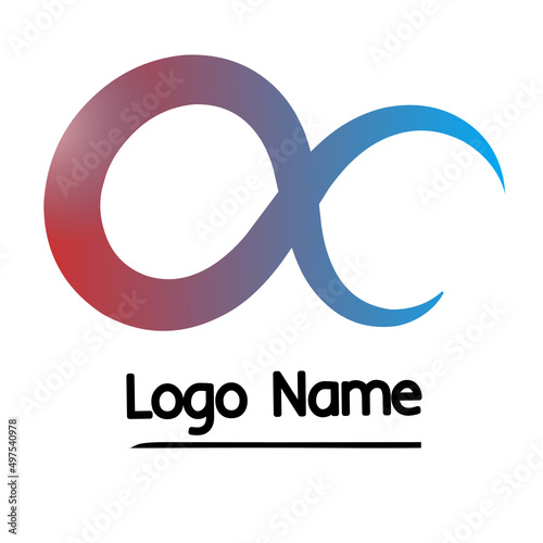  simple modern loop logo 