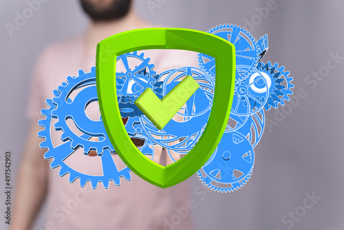 Mechanism green gears and c...