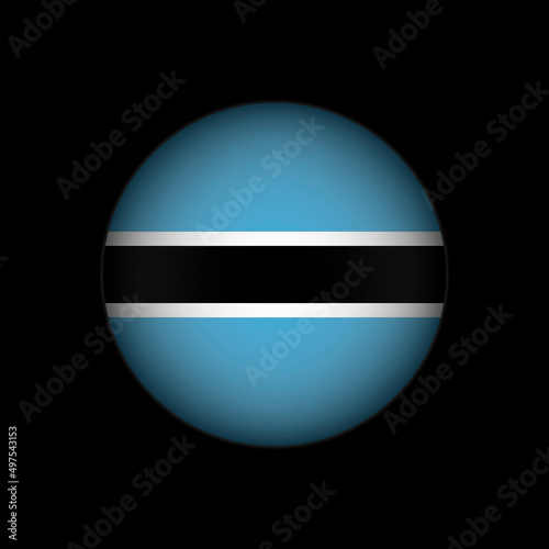 Free Download Country Botswana. Botswana  flag. Vector illustration. - GFXLoad