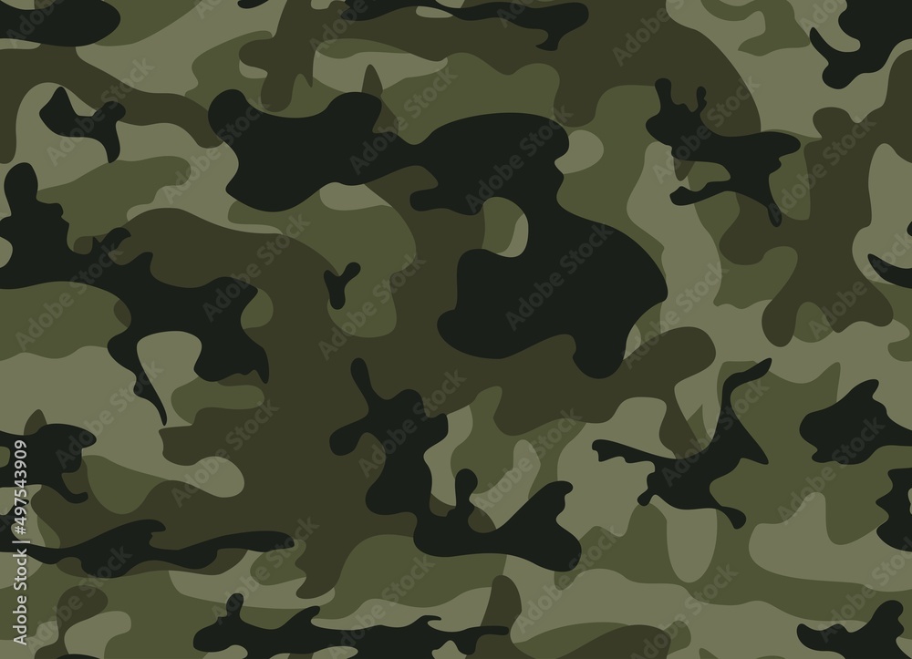 Camouflage illustration modern military vector template, army uniform disguise. Ornament. Stock print.
Camouflage illustration modern military vector template, army uniform disguise. Ornament. Stock print.