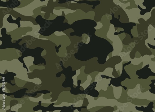  Camouflage illustration modern military vector template, army uniform disguise. Ornament. Stock print.