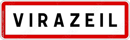 Panneau entrée ville agglomération Virazeil / Town entrance sign Virazeil Free Download Panneau entrée ville agglomération Virazeil / Town entrance sign Virazeil - GFXLoad