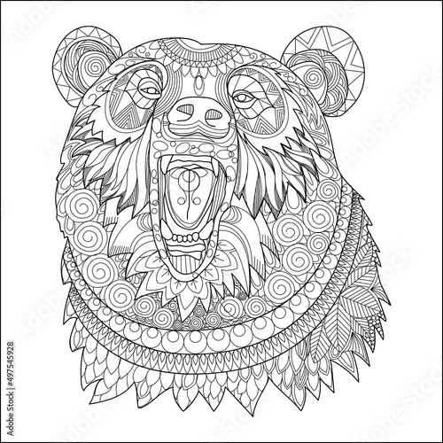 Animal coloring pages for adults