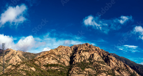 Sardegna, veduta del monte Linas tra Villacidro e Gonnosfanadiga, Italia, Europa  photo