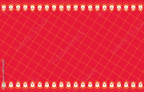 Fabric textile pattern indian hindu morocco Abayas jilbab femme pattern fabric Traditional ancient necklace pattern design Geometric ethnic pattern oriental color. Design for fabric, curtain