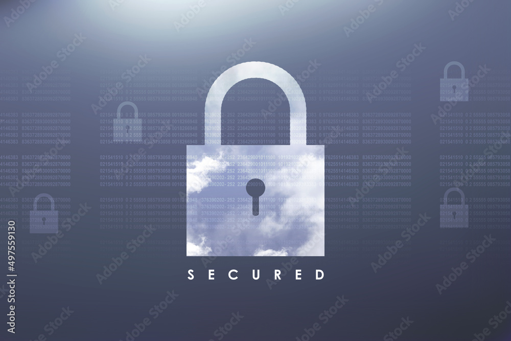 2d illustration Safety concept: Closed Padlock on digital background
2d illustration Safety concept: Closed Padlock on digital background