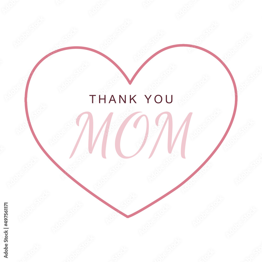 Happy Mother's Day. Vector illustration	
