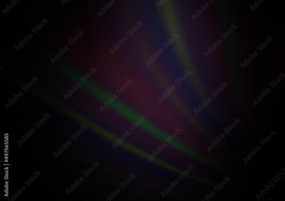 Fototapeta premium Dark Silver, Gray vector blurred and colored background.