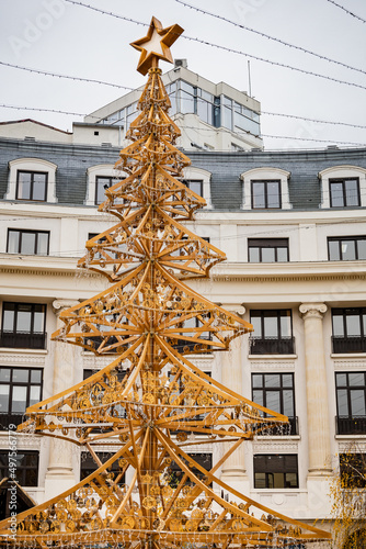 Bucharest Christmas Market at Universitate Square photo