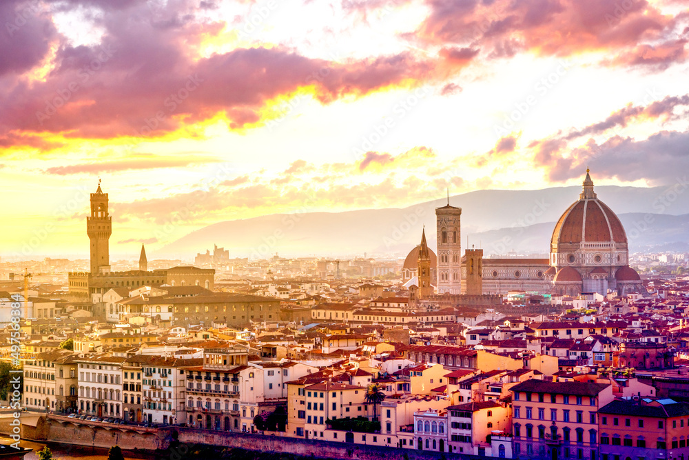 Blick über Florenz, Toskana, Italien