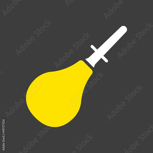 Enema isolated design vector glyph icon
