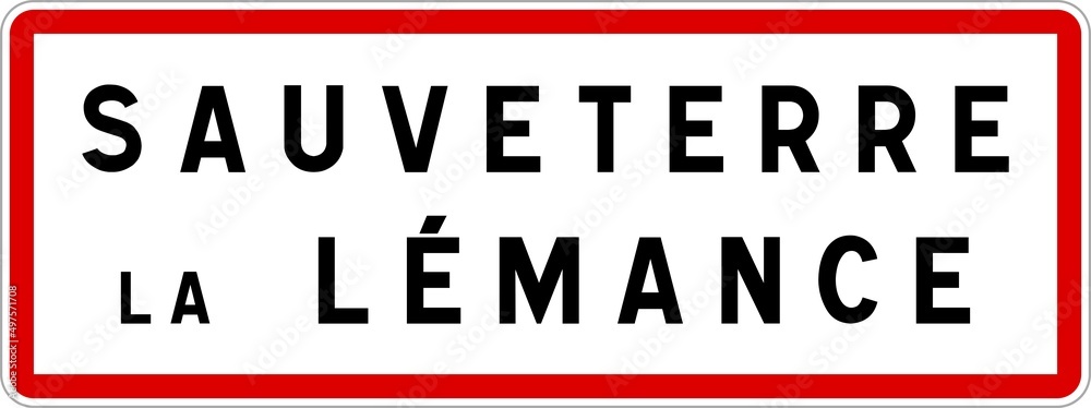 Panneau entrée ville agglomération Sauveterre-la-Lémance / Town entrance sign Sauveterre-la-Lémance Panneau entrée ville agglomération Sauveterre-la-Lémance / Town entrance sign Sauveterre-la-Lémance