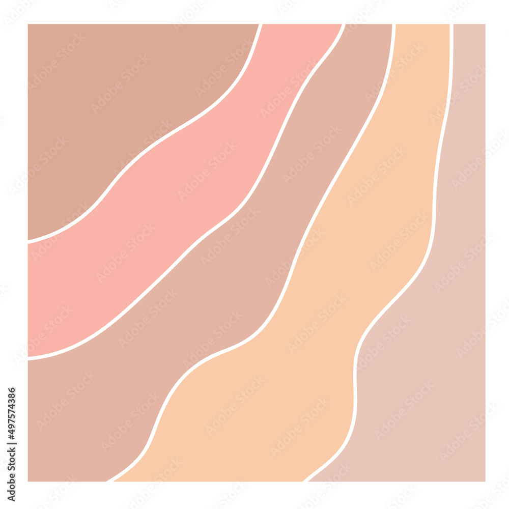 Abstract Minimalist Boho Landskape Pattern Wallpaper Background Abstract Minimalist Boho Landskape Pattern Wallpaper Background