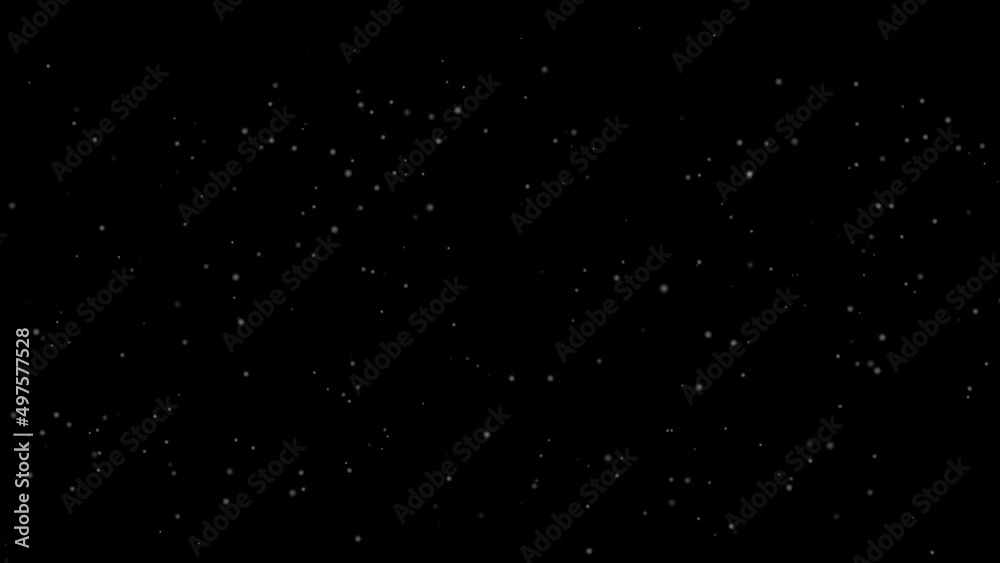 Flying dust particles on a black background. Light Suspension Flying dust particles on a black background. Light Suspension