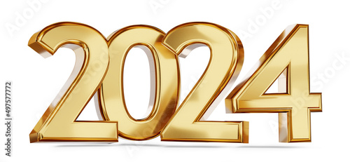 2024 golden symbol bold let...