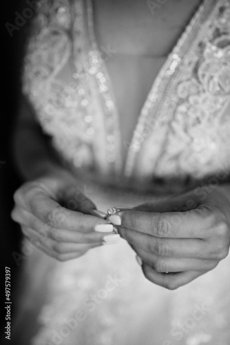 Wedding details. For her special day.