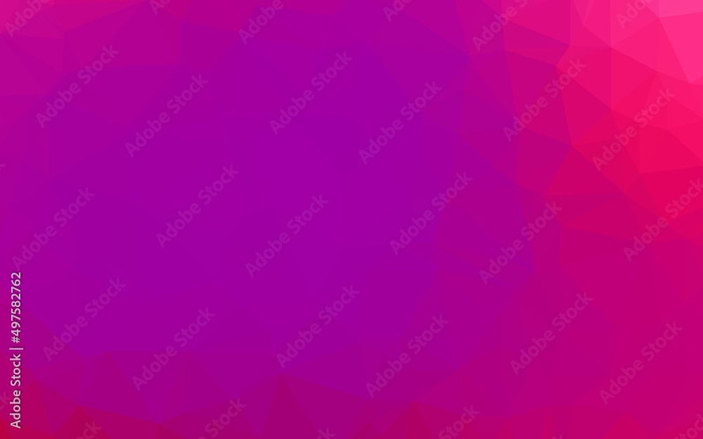 Light Purple, Pink vector triangle mosaic cover. Light Purple, Pink vector triangle mosaic cover.