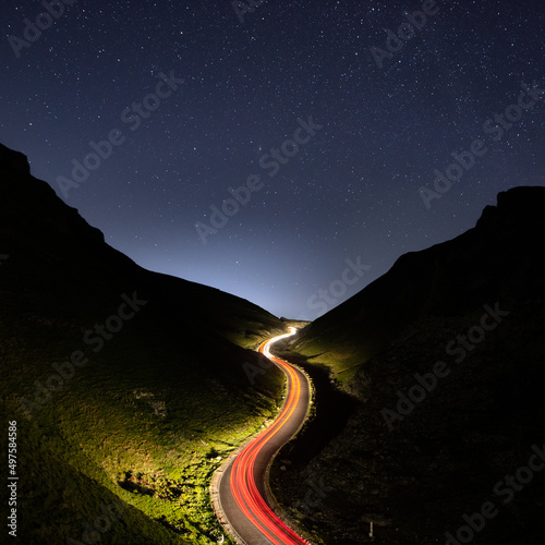 Winnats Pass at Night