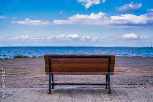 bench on the beach © AytugCaglar