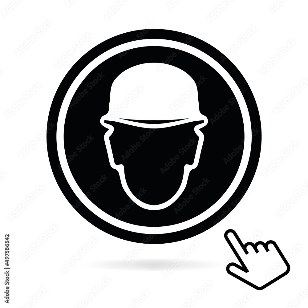 Fototapeta premium Logo port du casque.