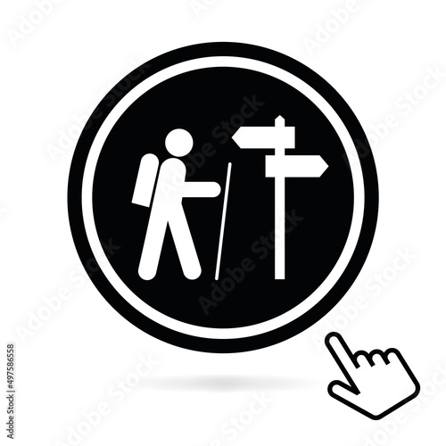 Logo randonnées pédestres.