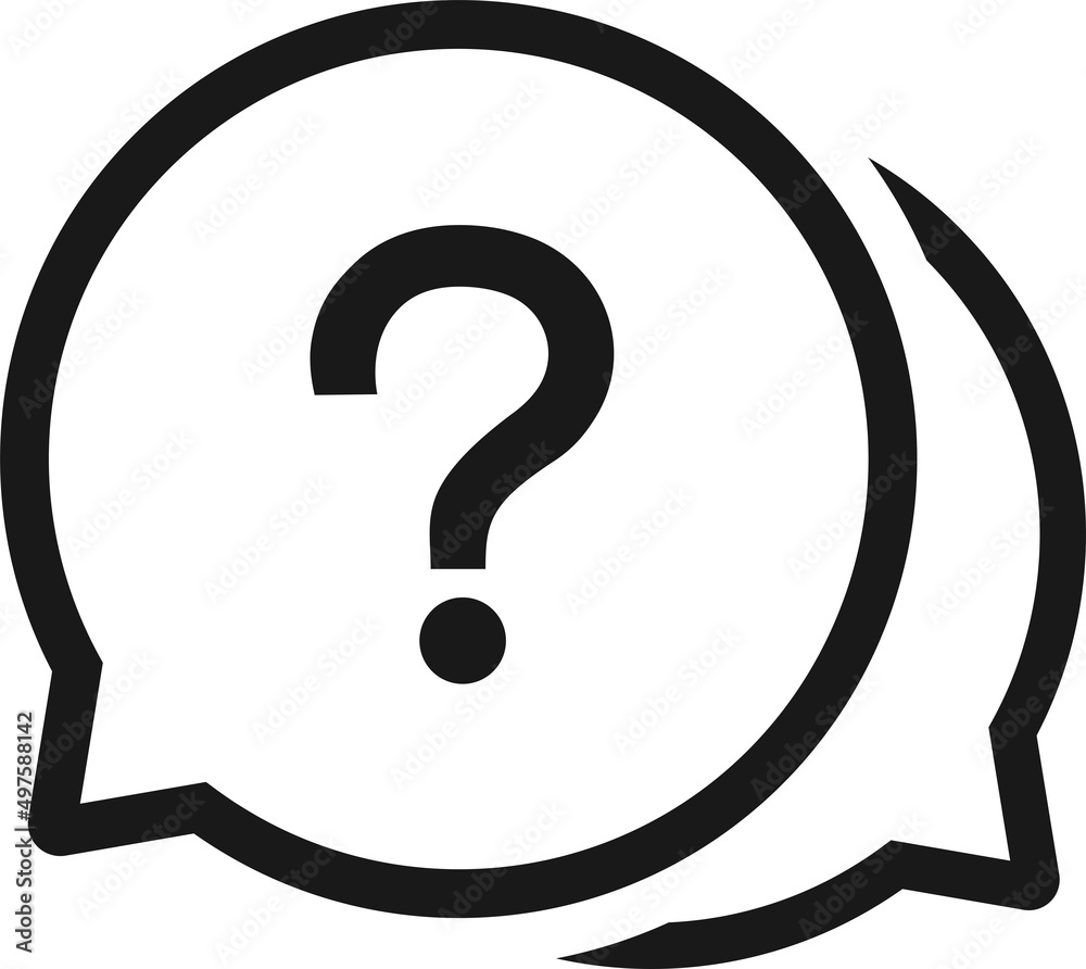 Question mark set of vector isolated icons. Help sign speech bubble. Chat question icon. Question concept. Question mark set of vector isolated icons. Help sign speech bubble. Chat question icon. Question concept.