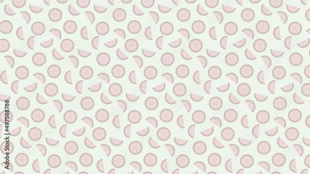 Beige cute pink watermelon pattern texture Beige cute pink watermelon pattern texture