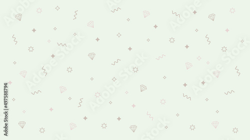 Diamond pattern vector party confetti