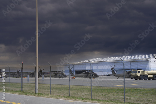 McArthur Airport, Long Island, NY on a cloudy day photo