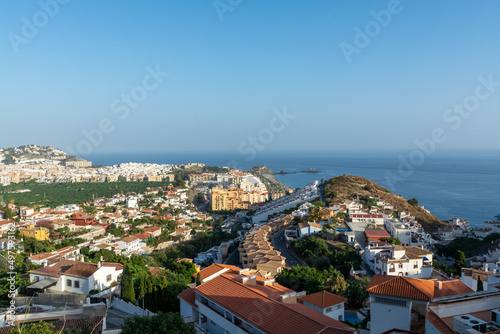 Costa tropical in Andalusia  Spain  la Herradura touristic town with subtropical climate in Europe