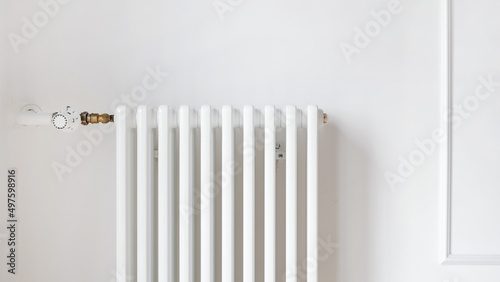 Wallpaper Mural Radiator of the central heating system installing on wall Torontodigital.ca
