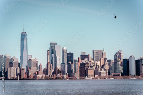 new york skyline from afar