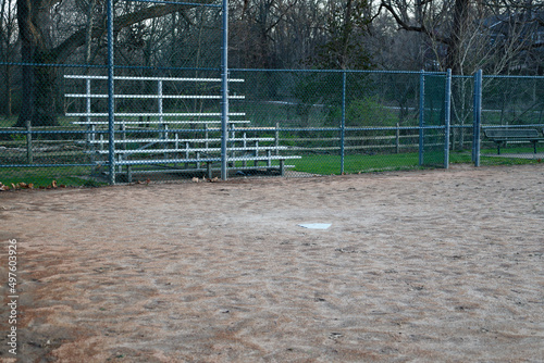 Photography Home plate community baseball field