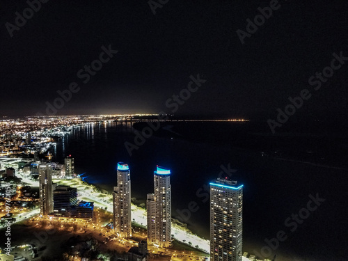 Foto city at night