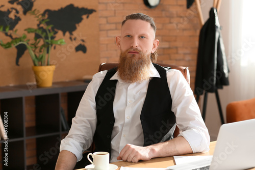 Confident male entrepreneur...