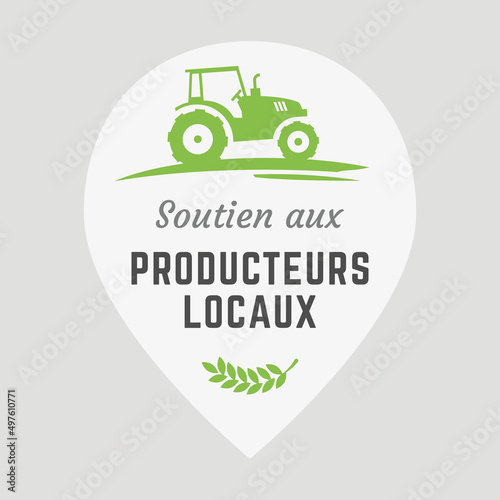 Soutien aux producteurs locaux - facile à modifier photo