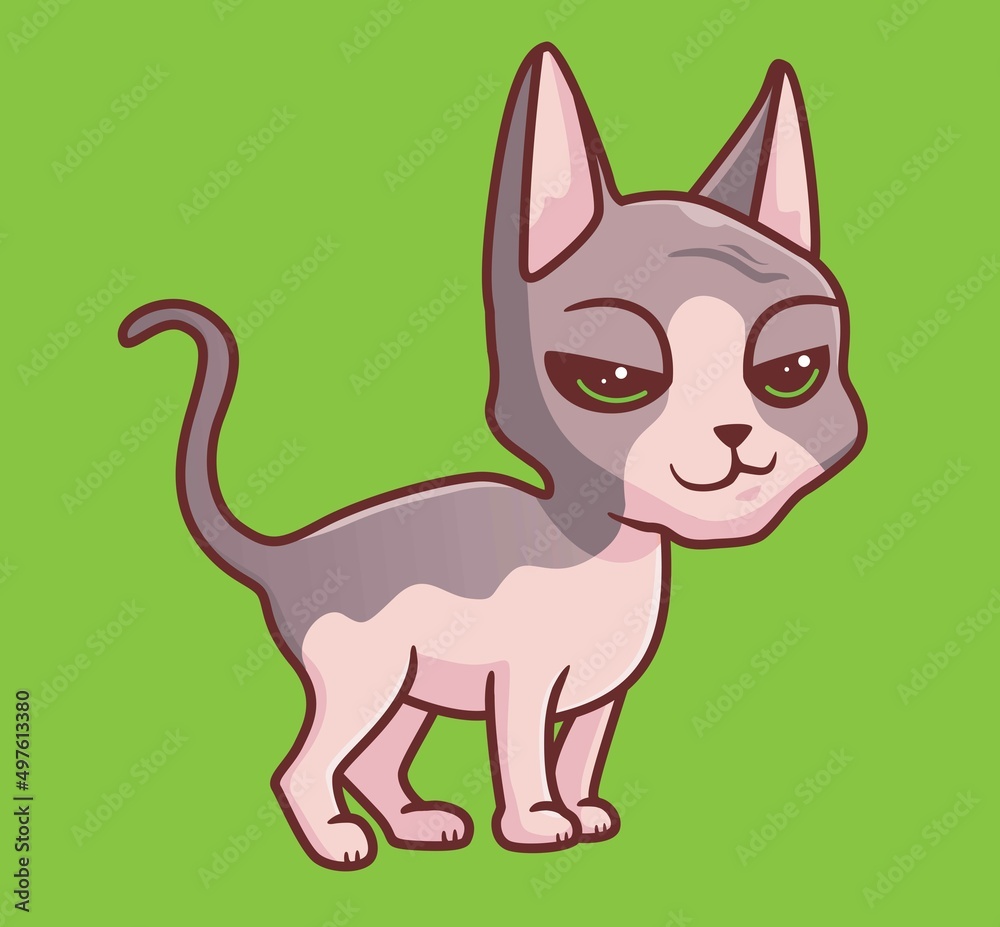 cute cat sphinx pose. isolated cartoon animal illustration. Flat Style Sticker Icon Design Premium Logo vector. Mascot Character cute cat sphinx pose. isolated cartoon animal illustration. Flat Style Sticker Icon Design Premium Logo vector. Mascot Character