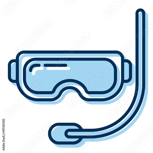 snorkeling glass