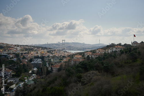 Istanbul travel theme background