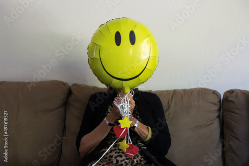 Smiley Face Lady