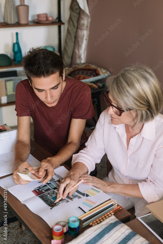 Fashion Artists Designing New Apparel 