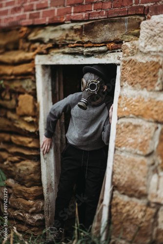 Gas mask costume  photo