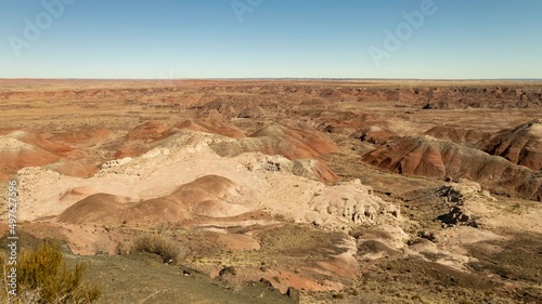 Painted desert rim view