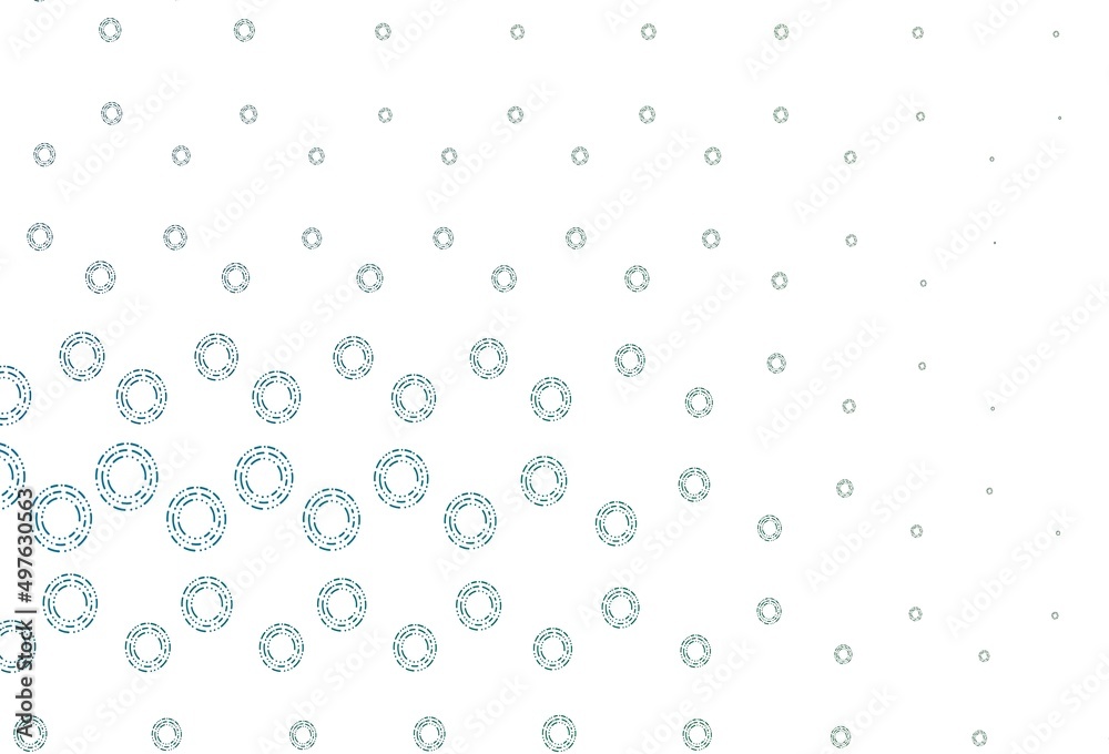 Light blue, green vector layout with circle shapes. Light blue, green vector layout with circle shapes.