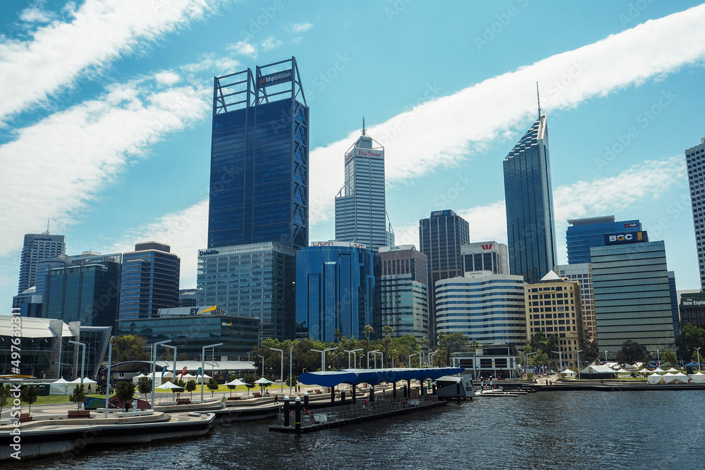 Naklejka premium Perth, Western Australia