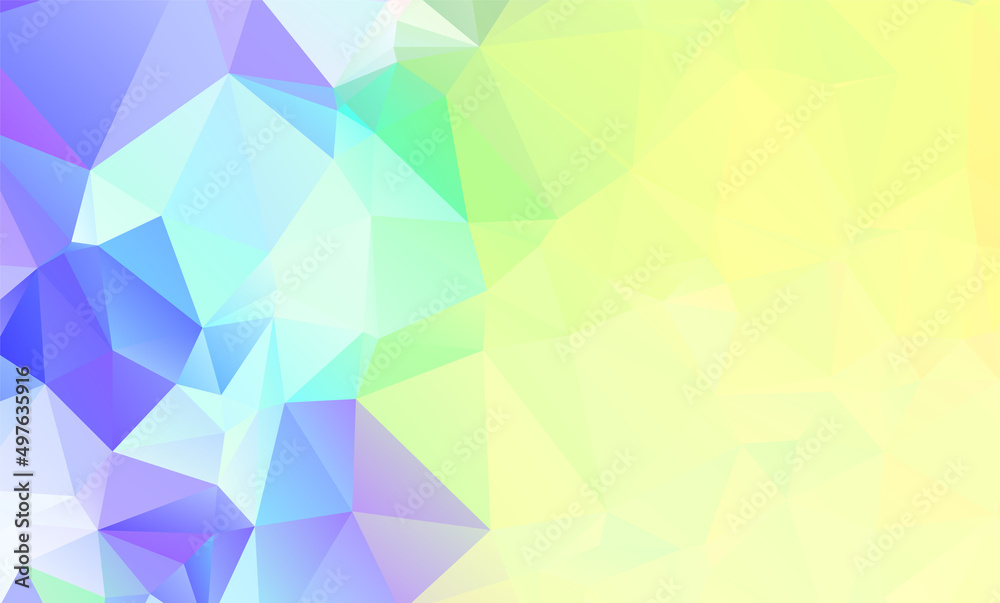 Obraz premium Colorful polygon background or frame. Abstract Rectangle Geometrical Background. Geometric design for business presentations or web