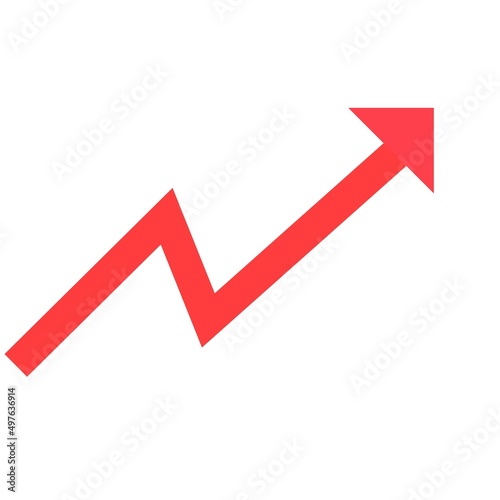 red arrow graph photo
