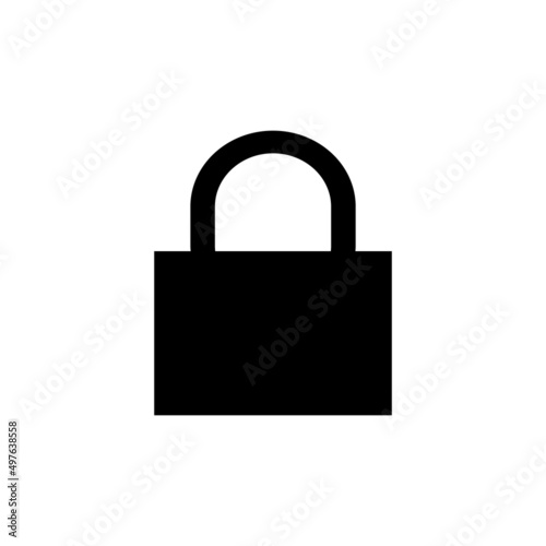  padlock icon vector logo design illustration image