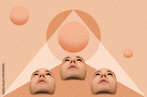 Faces With A Black Eyes