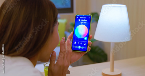 Foto IOT smart home concept
